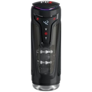 PDX ELITE - MOTO-BATOR PRO THRUSTING STROKER AUTOMATIC VIBRATING AND WARMING MASTURBATOR 26.5 CM